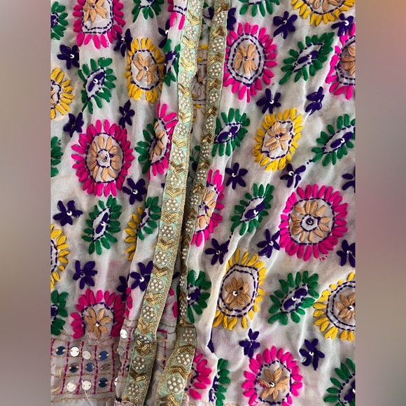 Ibiza Bohemian vibe handmade Kimono embellished mirror fringe embroidered - Picture 6 of 10